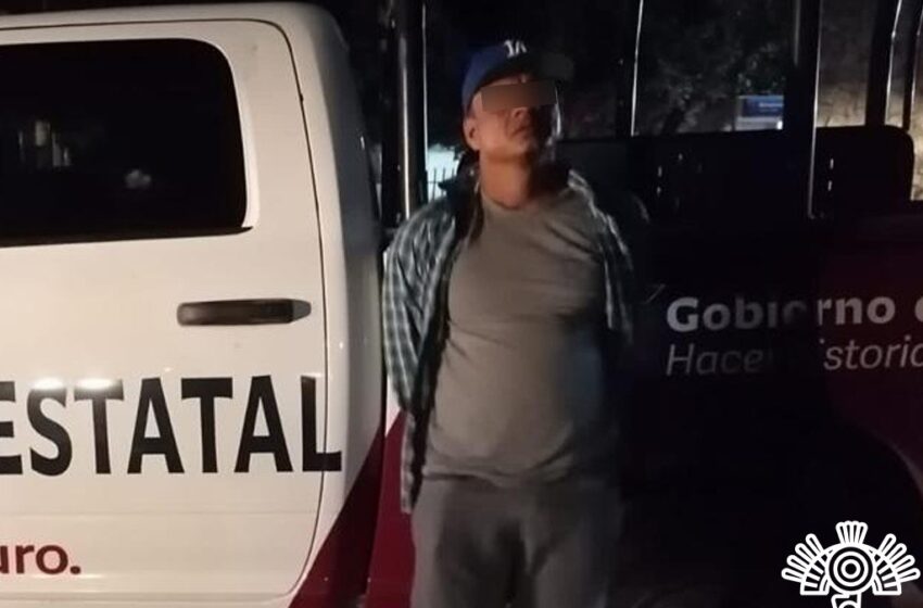 Lo detienen por posesión ilegal de arma en Chietla