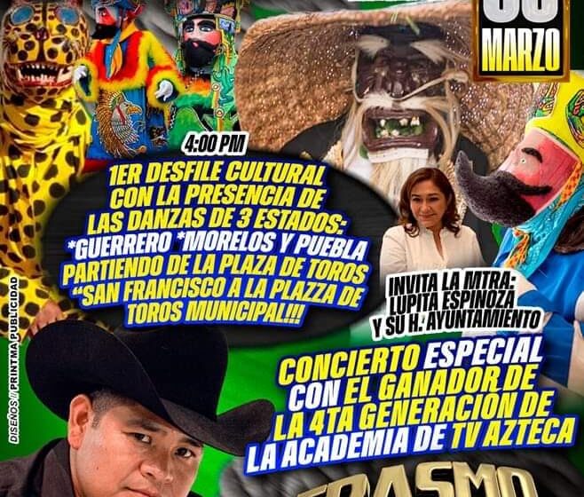 Erasmo Catarino abrirá la feria de Huehuetlán el Chico 2023