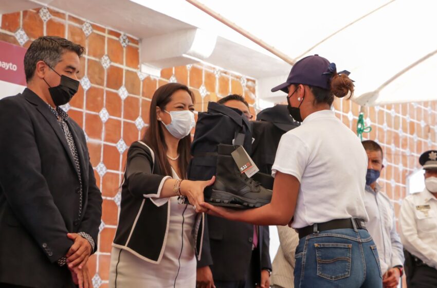 Ariadna Ayala fortalece la seguridad en Atlixco