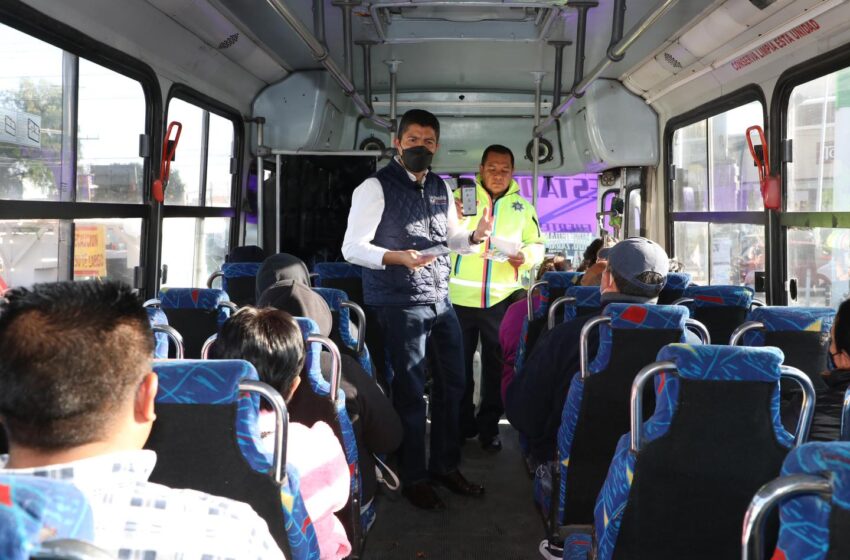 Municipio de Puebla implementa operativo “Contigo y En Ruta”