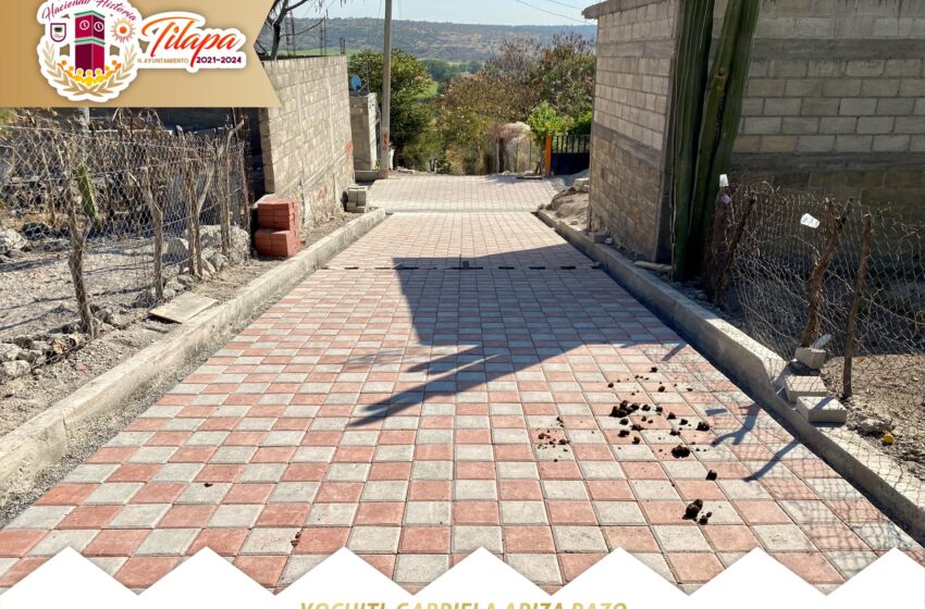 Alcaldesa de Tilapa entregará nuevas calles para el municipio