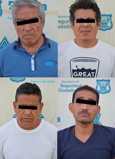 Detuvo Policía Municipal De Puebla a Cuatro Hombres Por El Robo Contra Una Sucursal De “First Cash”