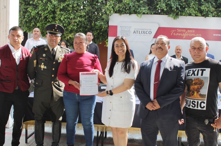 En Atlixco se continúa con la dignificación de espacios educativos