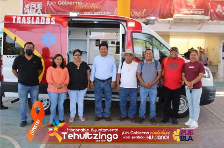 Tehuitzingo cuenta con nueva ambulancia