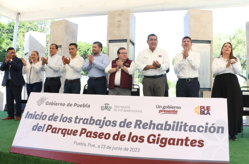 Con rehabilitación de parques, Gobierno Estatal cumple obligación para que Puebla sea mejor: Sergio Salomón