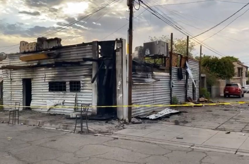 Mueren 11 personas calcinadas por incendio en un bar de Sonora