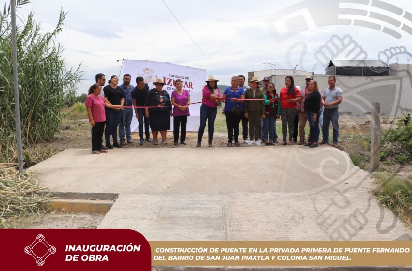 La transformación de Izúcar continúa: Irene Olea