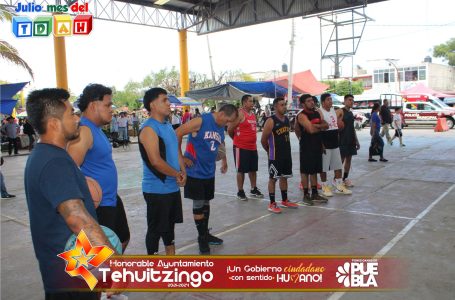 Impulsa el deporte Alfredo Rosas en Tehuitzingo