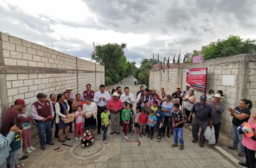 Gobierno de Atlixco realiza más obras con sentido social en colonias