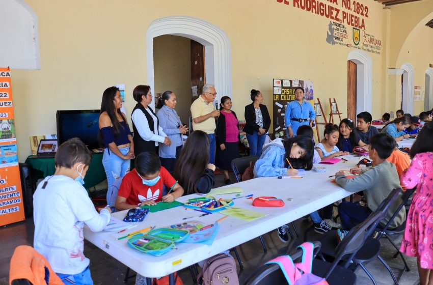 Inician cursos de verano en Tepexi de Rodríguez