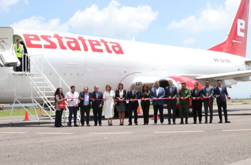 Aeropuerto de Puebla se posiciona como centro logístico de carga: Olivia Salomón