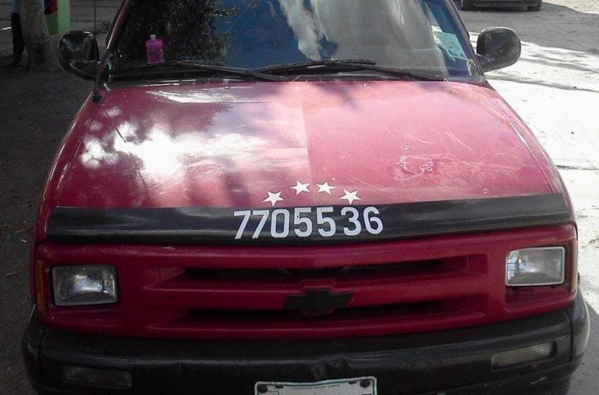 Roban camioneta en Tepeojuma