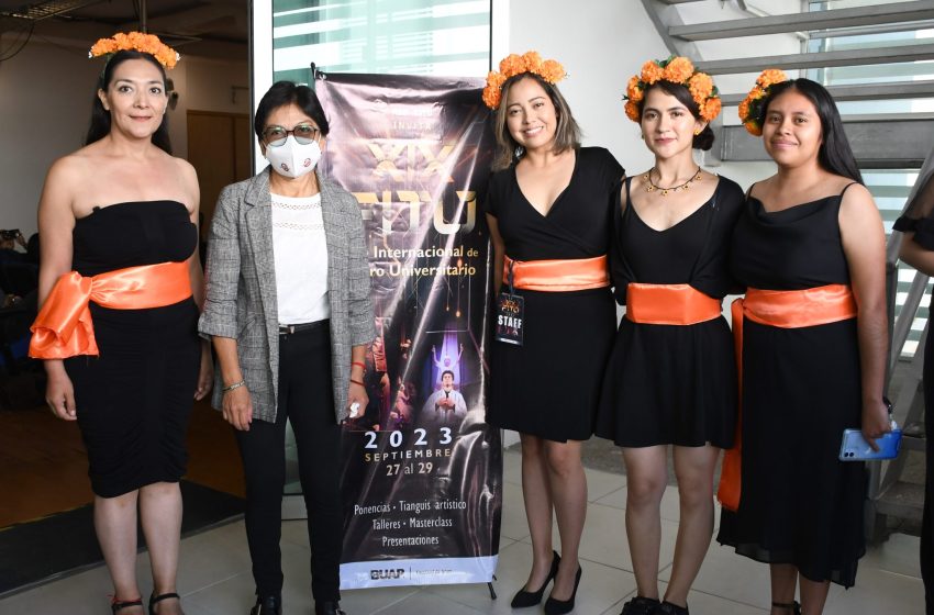 Inaugura la Rectora María Lilia Cedillo Ramírez la edición XIX del Foro Internacional de Teatro Universitario