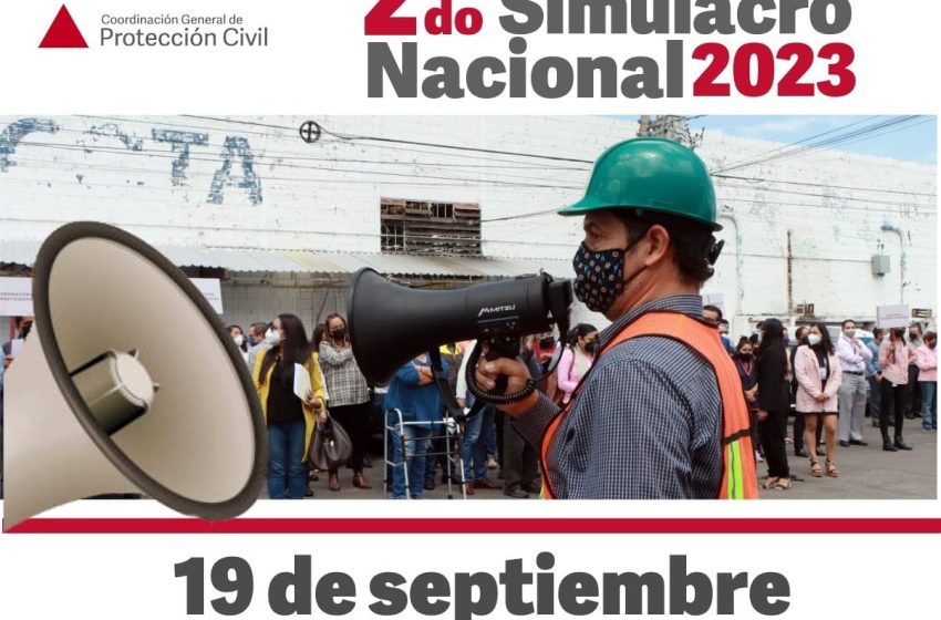 Protección Civil de Atlixco invita a participar en el 2º Simulacro Nacional 2023