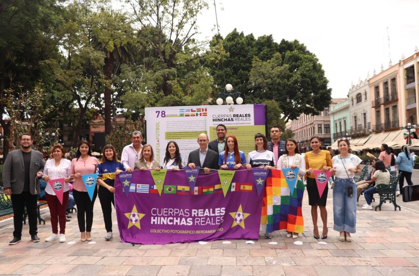 Puebla vive la pasión deportiva con exposiciones artísticas en el centro histórico