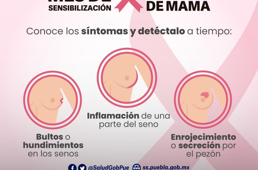 En Puebla se busca reducir mortalidad por cáncer de mama