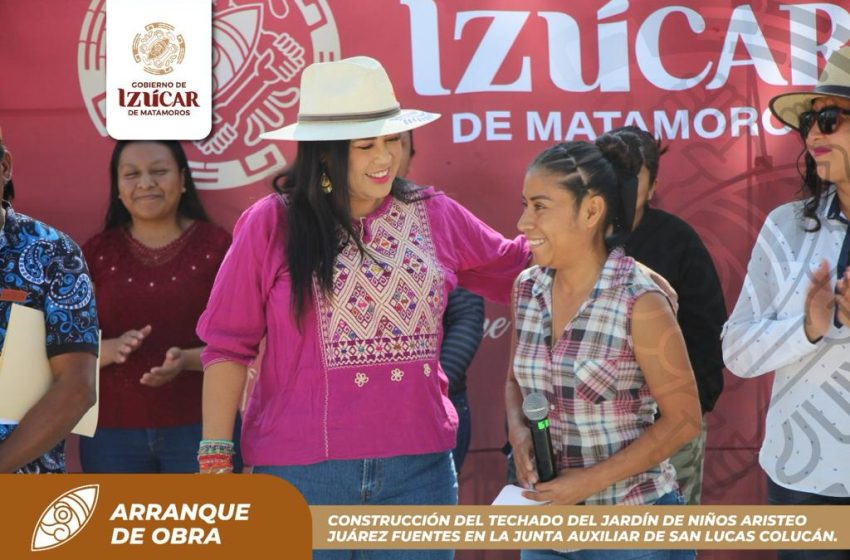 Irene Olea impulsa Obras de Infraestructura en Izúcar de Matamoros