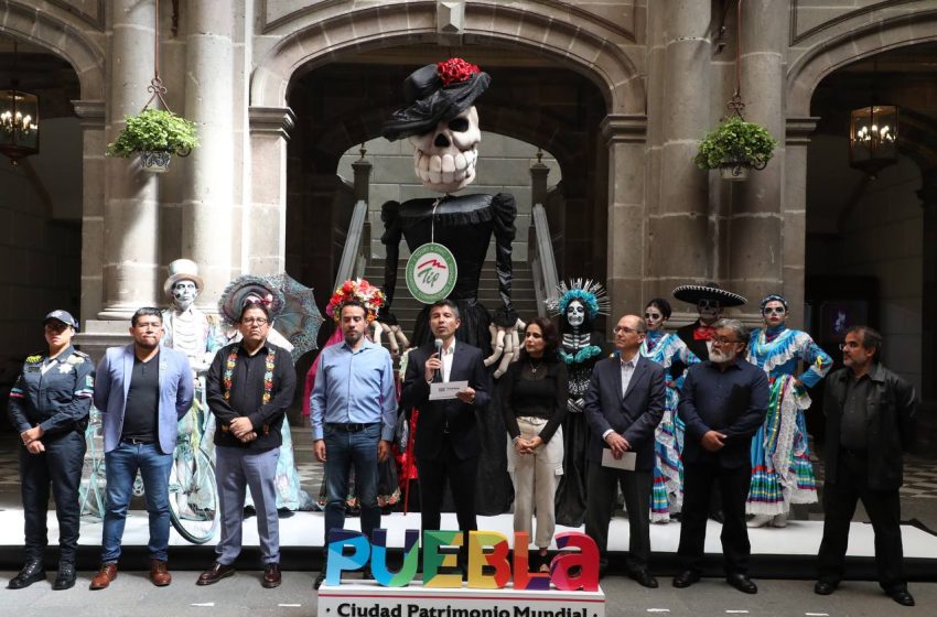 Ayuntamiento de Puebla anuncia actividades por la temporada de muertos 2023