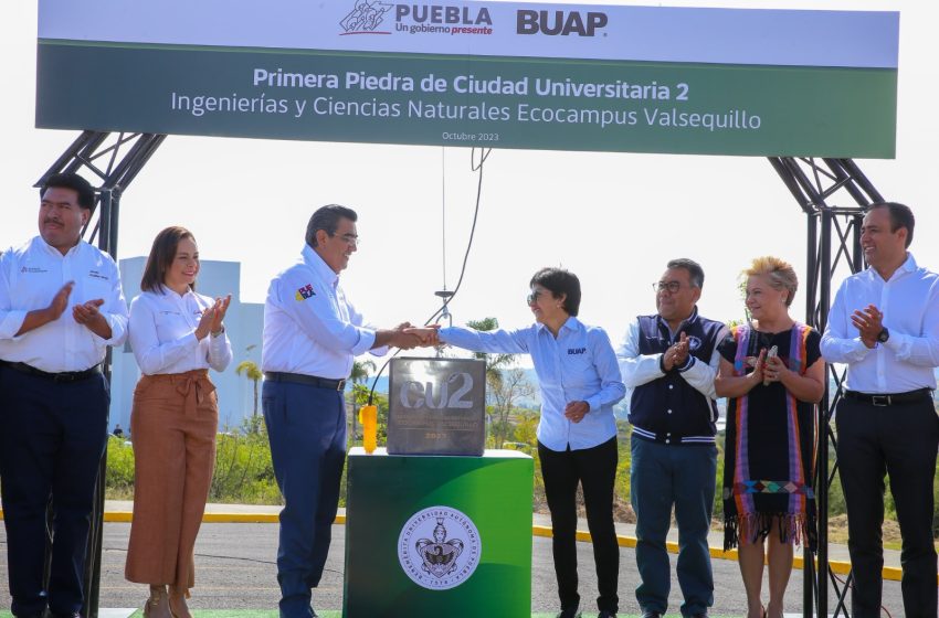 Garantizan gobierno estatal y BUAP futuro educativo de jóvenes; inicia construcción de Ciudad Universitaria 2