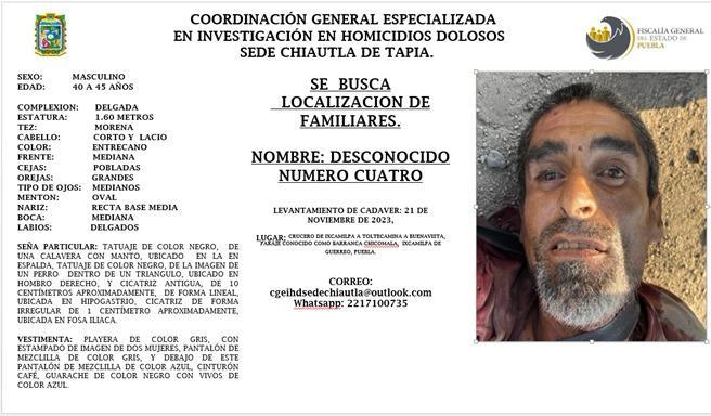 Sigue sin ser reconocido cadáver hallado sin vida y con disparos en Ixcamilpa de Guerrero