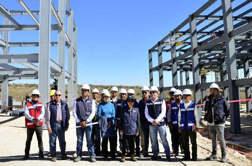 Supervisa la Rectora María Lilia Cedillo Ramírez avance de obra en CU2