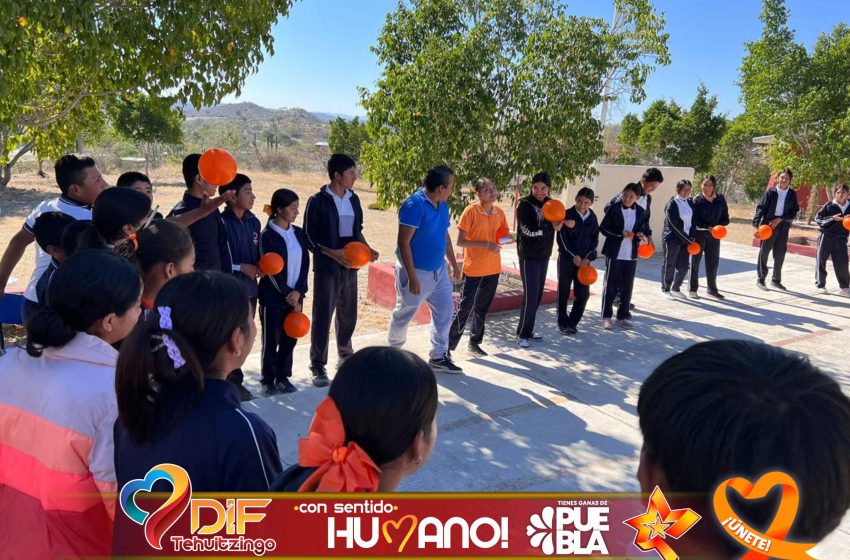 Promueve DIF de Tehuitzingo los valores en estudiantes