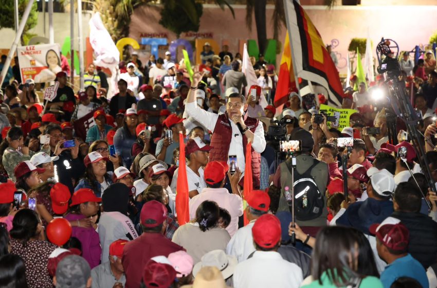 Armenta reafirma sus compromisos de campaña en Seguridad y desarrollo comunitario en Cuautlancingo