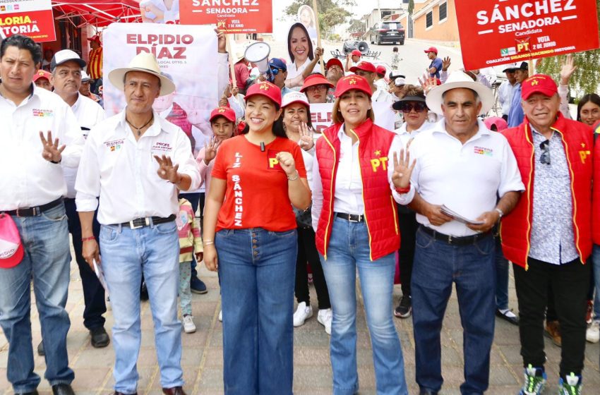 Impulsa Liz Sánchez el papel de las mujeres en la política durante su visita a Guadalupe Victoria