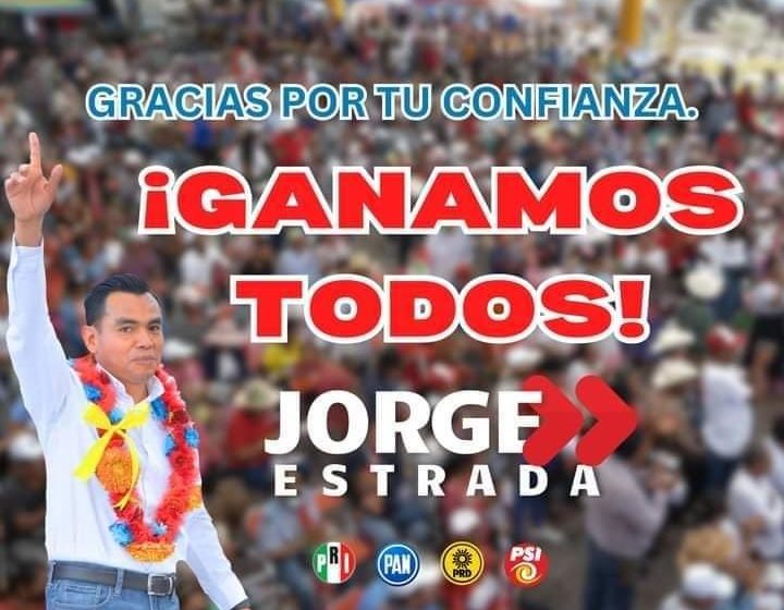 En Tehuitzingo gana la presidencia Jorge Estrada