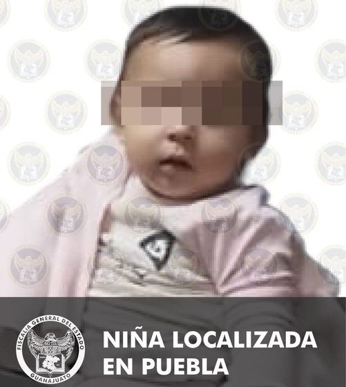 Localizan en Izúcar a pequeña desaparecida en Guanajuato