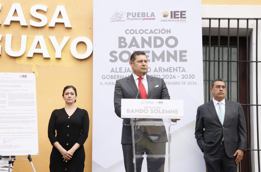 Vamos a honrar los principios de transformación y de Claudia Sheinbaum, para pensar en grande por Puebla: Alejandro Armenta