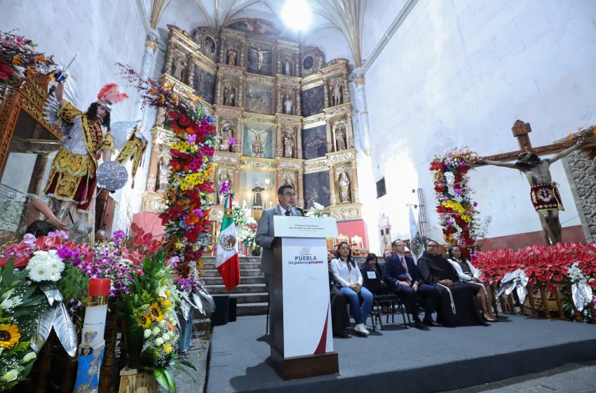 Rescatado patrimonio cultural poblano gracias a visión de la 4t: Sergio Salomón