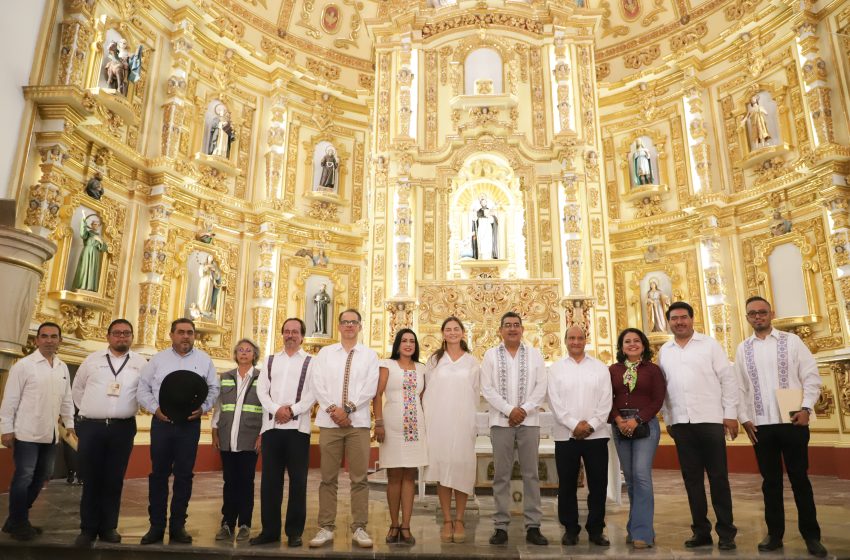 Imagen de Santo Domingo regresa a su nicho, casi 7 años después del sismo de 2017
