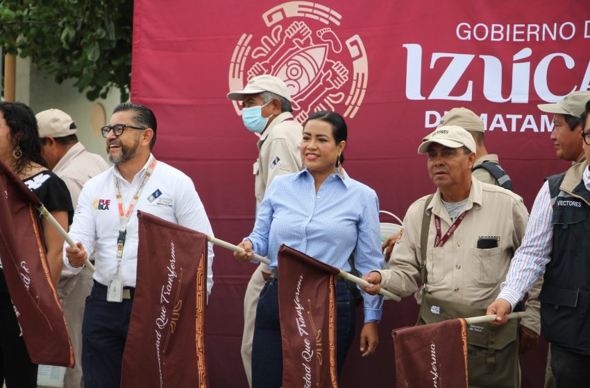 Cinco jurisdicciones de salud se unen en Izúcar de Matamoros para combatir el dengue