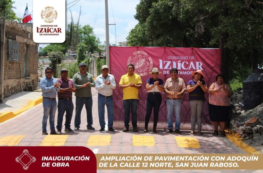 Irene Olea Torres destaca el cumplimiento de compromisos durante la entrega de obra en San Juan Raboso