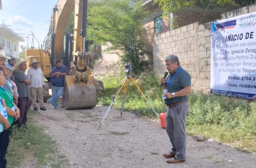 Atanacio Pérez sigue transformando las comunidades de Teopantlán