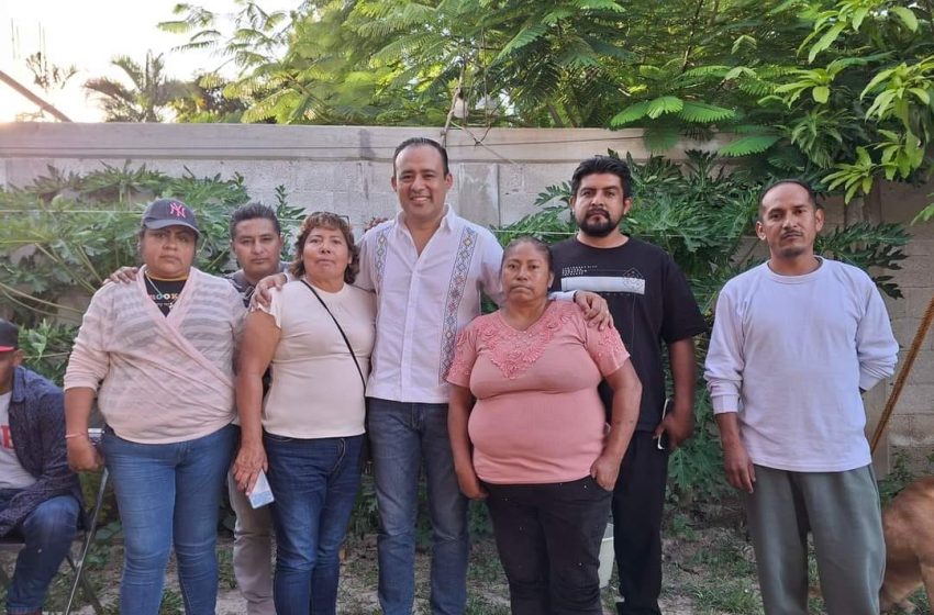 Se reúne Diputado Lalo Castillo con la Presidenta municipal de Santa Catarina Tlaltempan
