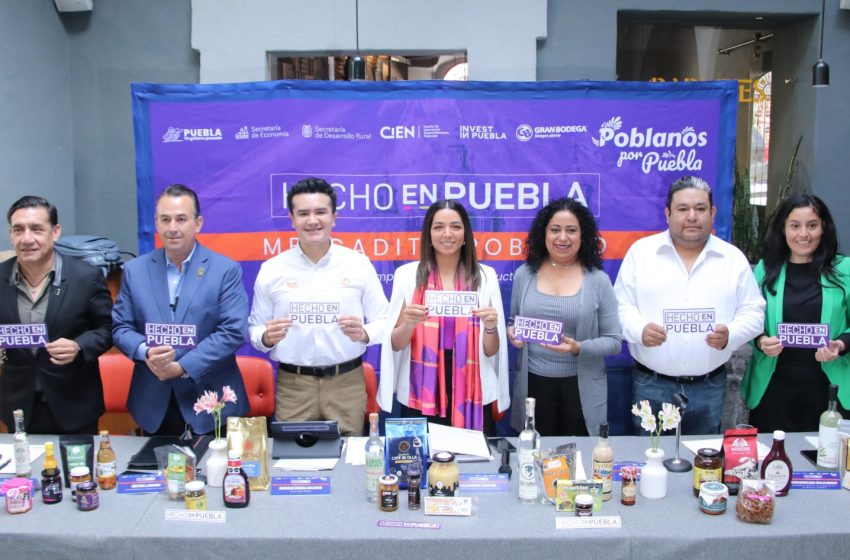 Impulsa gobierno estatal comercialización de productos poblanos