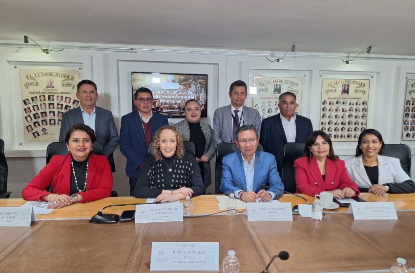 Unidad de Transparencia del Congreso del Estado presenta Informe de Actividades