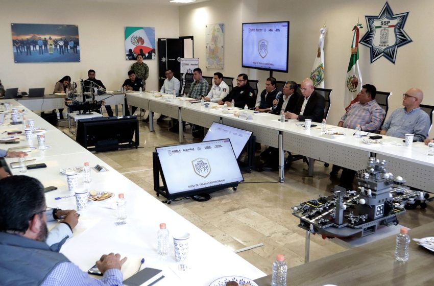Suma esfuerzos Gobierno de Puebla con empresarios en materia de seguridad