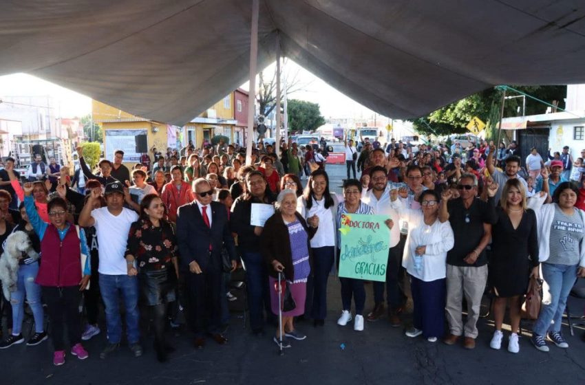 Ariadna Ayala inicia modernización de avenidas en Atlixco