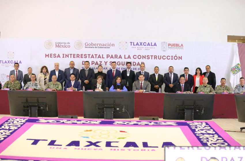 Puebla y Tlaxcala firman convenio para la Construcción de la Paz