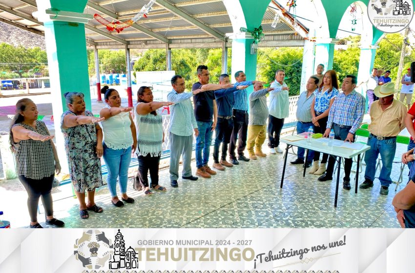Coordina Jorge Estrada trabajos con presidentes auxiliares de Tehuitzingo