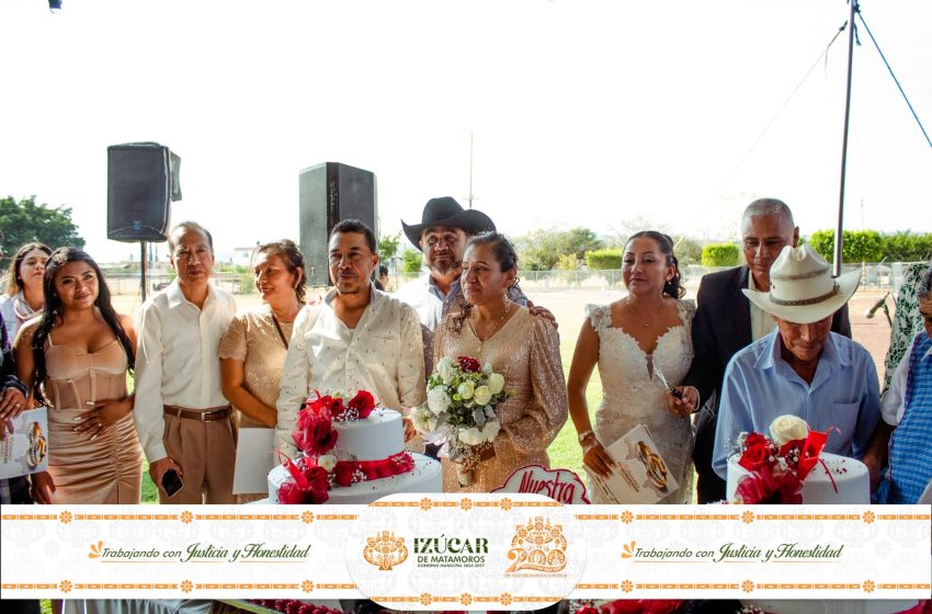Celebran 91 parejas su matrimonio en Izúcar