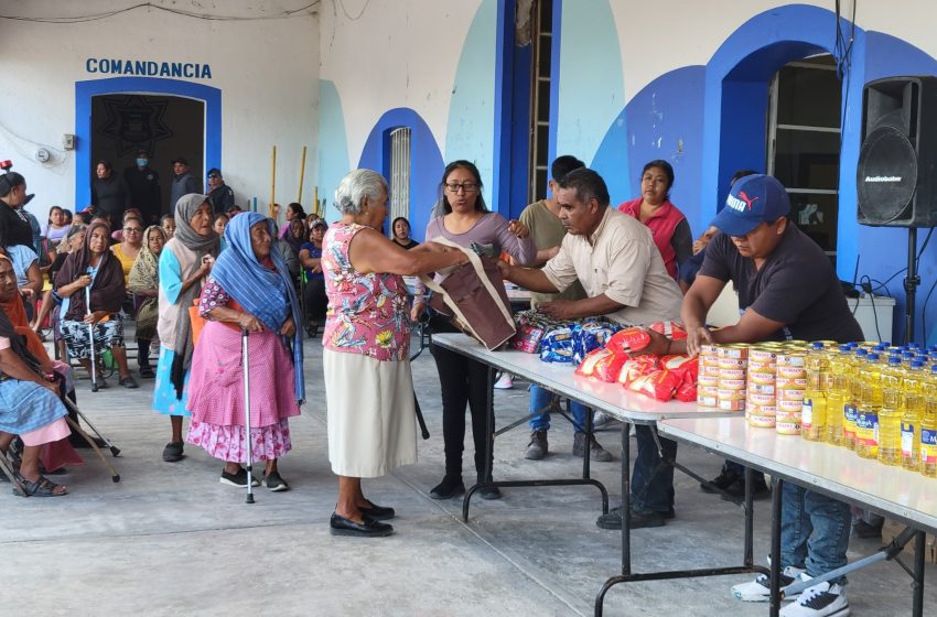Inicia el programa de despensas gratuita en Chigmecatitlán
