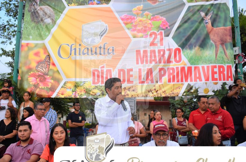 Chiautla celebró inicio de la primavera