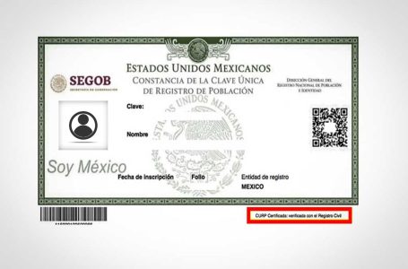 Nueva CURP, incluirá: fotografía y huellas dactilares.