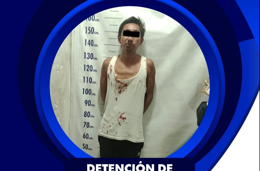 Captura policía municipal de Izúcar a presunto ladrón