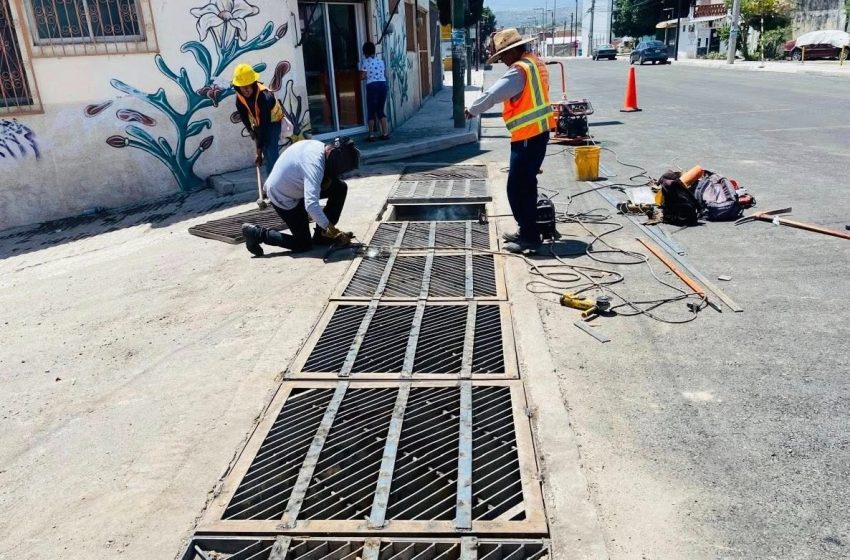 SOAPAMA realiza mantenimiento de rejillas en Atlixco