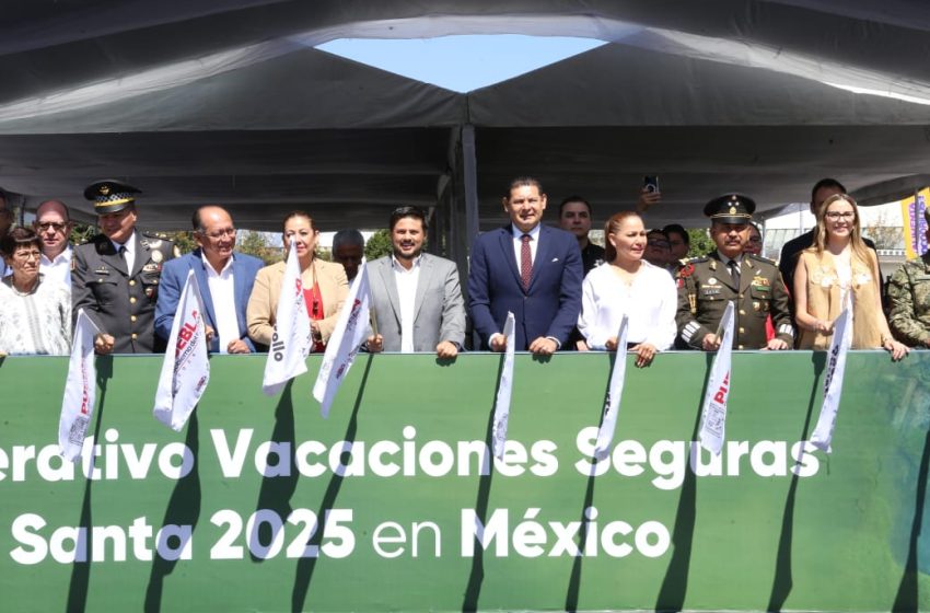 Fuerzas de seguridad y órdenes de gobierno garantizan tranquilidad en Semana Santa